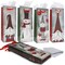 Bright Creations 12 Pack Christmas Wine Gift Bags with Tissue Paper Wrapping, 4 Gnomes Snowmen Designs for Home Party Holiday Supplies, Fun and Festive Xmas Packaging (5 x 13.6 x 4 in)